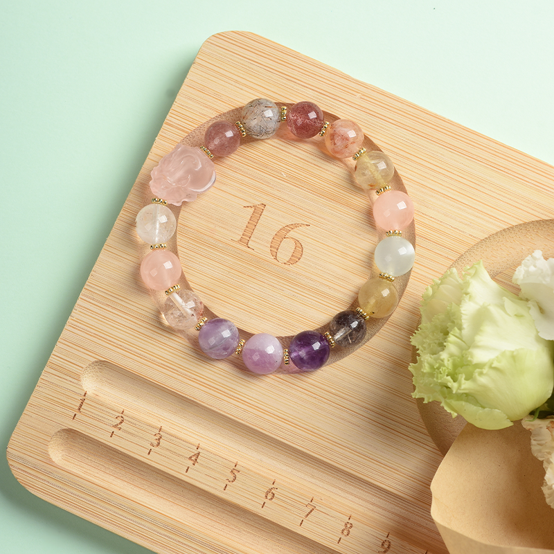 New Arrival Special Offer | Amethyst, Clear Quartz, Citrine, Rutilated Quartz | Natural Crystal Bracelet
