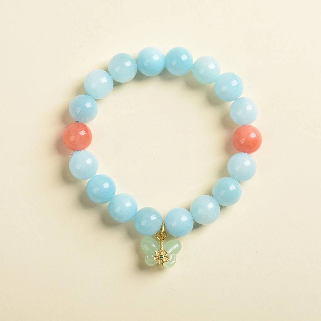 新品优惠 | 海藍寶 南紅 東陵玉 | 天然水晶手鍊