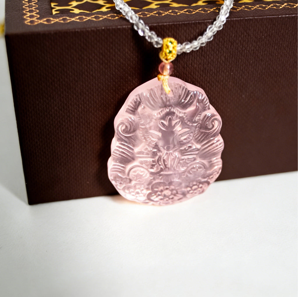 九尾狐 | 粉水晶 |天然水晶項鍊