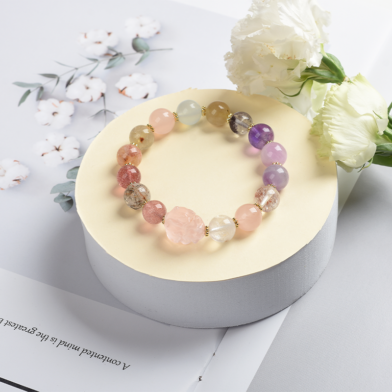 New Arrival Special Offer | Amethyst, Clear Quartz, Citrine, Rutilated Quartz | Natural Crystal Bracelet