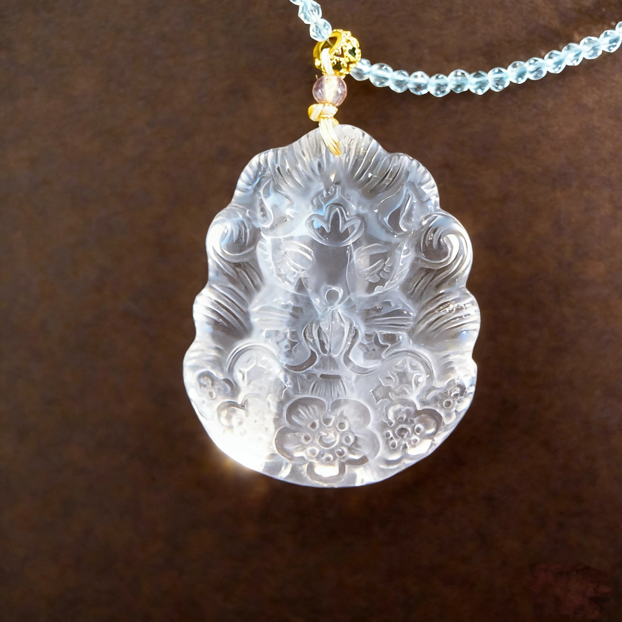 九尾狐 |白水晶|天然水晶項鍊