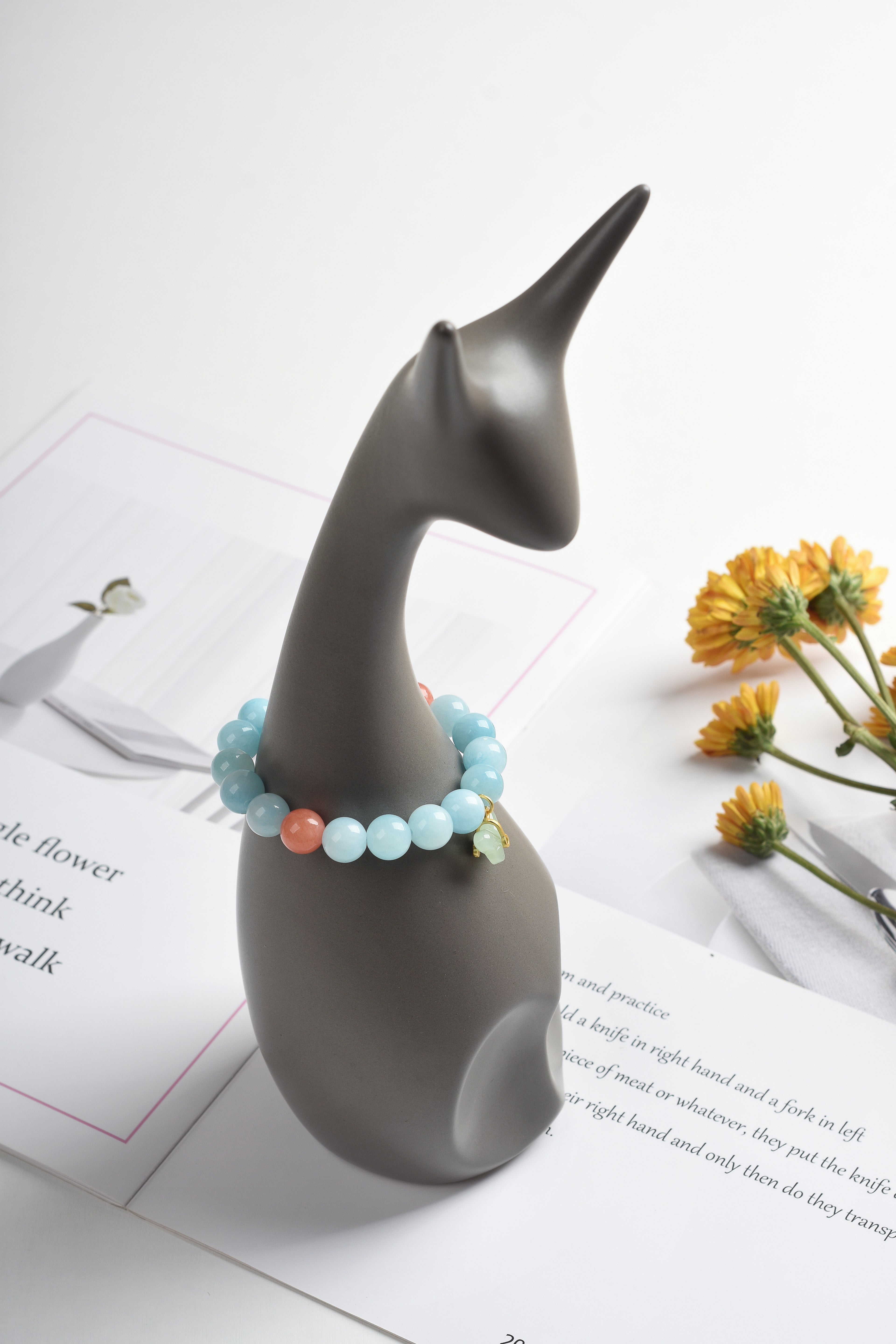 新品优惠 | 海藍寶 南紅 東陵玉 | 天然水晶手鍊