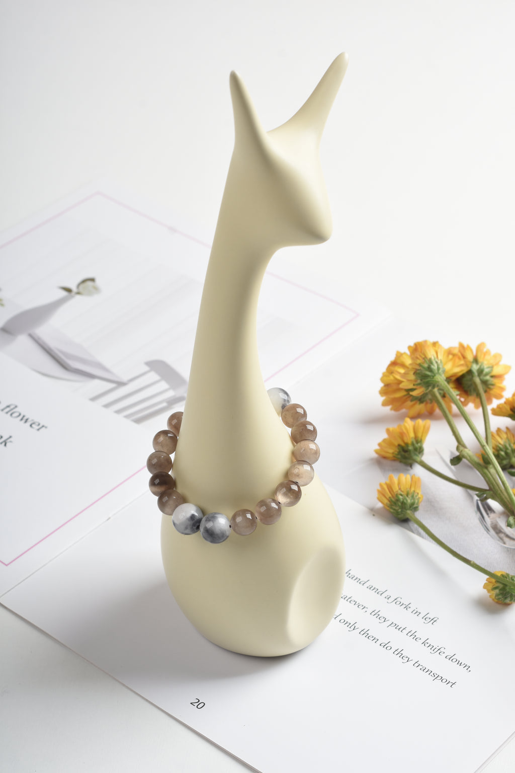 New Arrival Special Offer | Cat's Eye White Ink Stone | Natural Crystal Bracelet