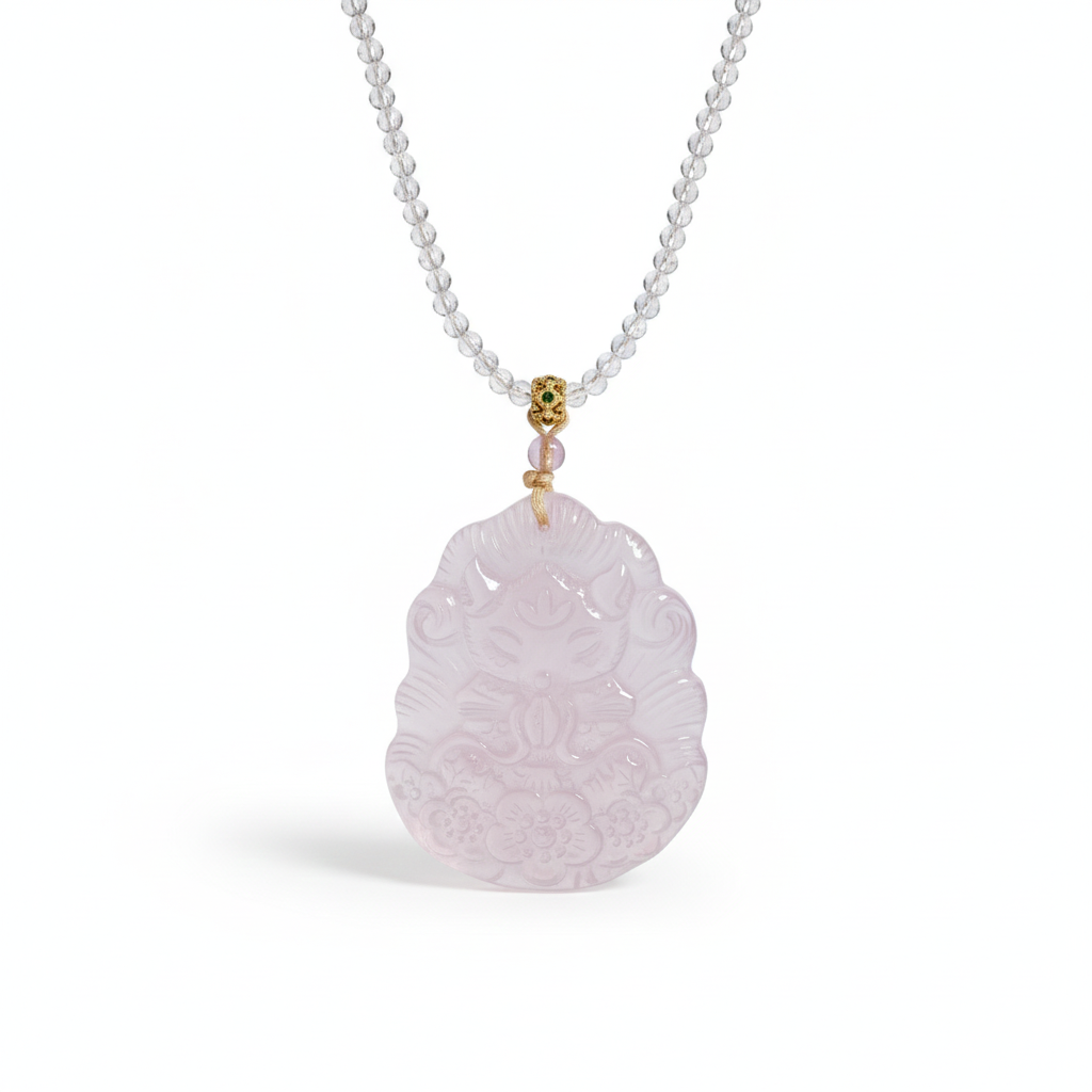 九尾狐 | 粉水晶 |天然水晶項鍊