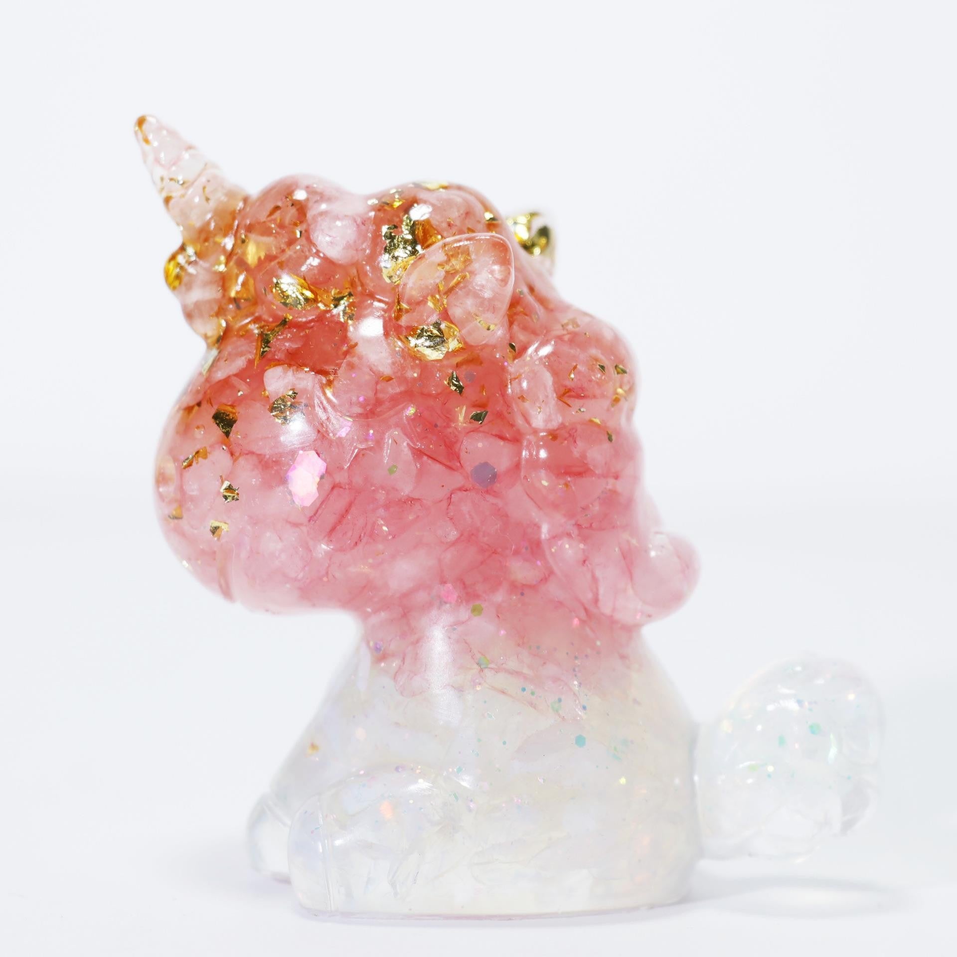 Unicorn | Aquamarine, Green Aventurine, Rose Quartz, Amethyst, White Quartz, Citrine, Rose Quartz