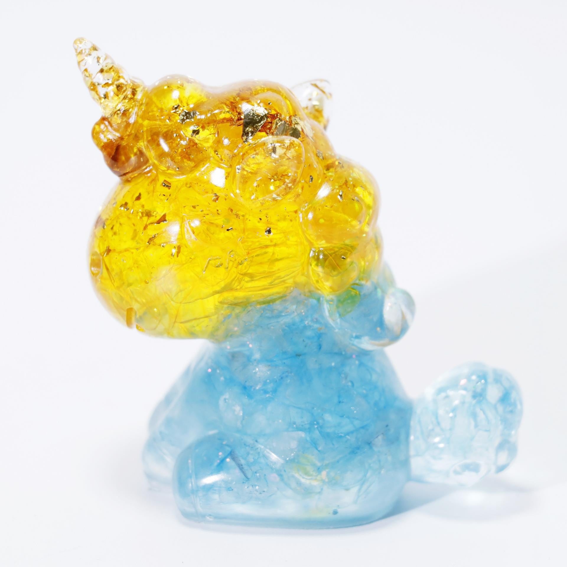 Unicorn | Aquamarine, Green Aventurine, Rose Quartz, Amethyst, White Quartz, Citrine, Rose Quartz